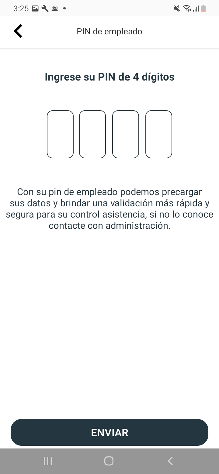 Ingreso de PIN