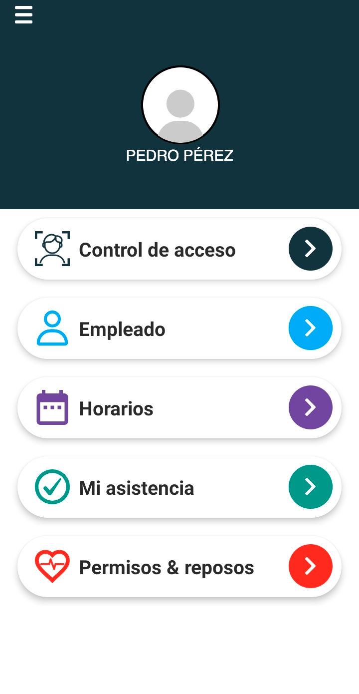 Dashboard de empleado en EmpPass