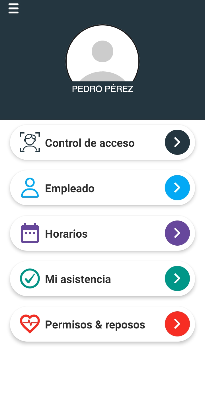 Perfil moderno de empleado