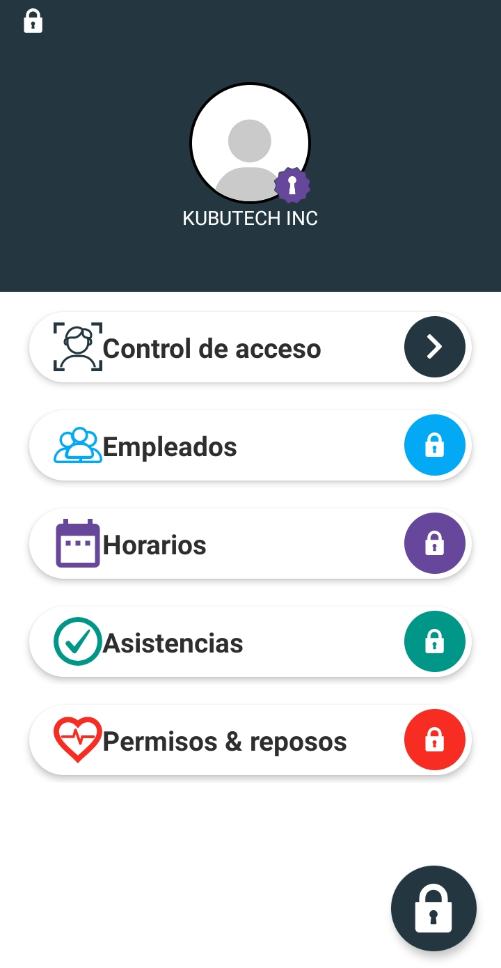 Dashboard moderno de compania en EmpPass